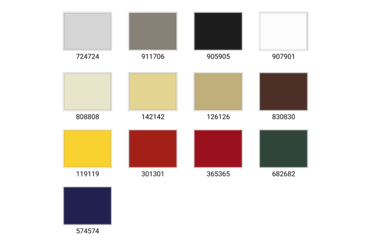 Kleuren parasols_PVC